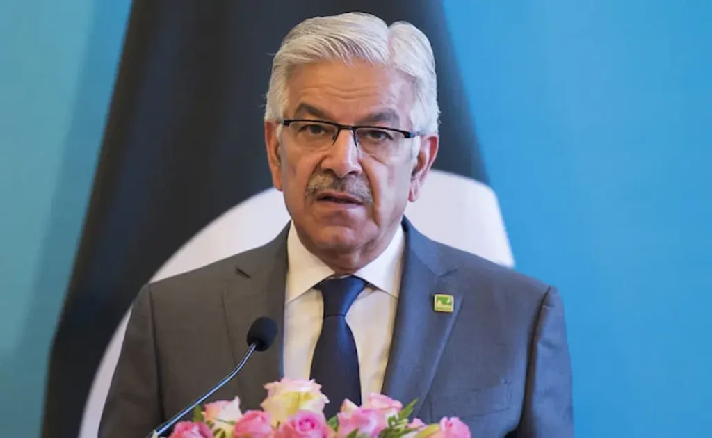 पाकिस्तानी रक्षा मंत्री Khawaja Asif